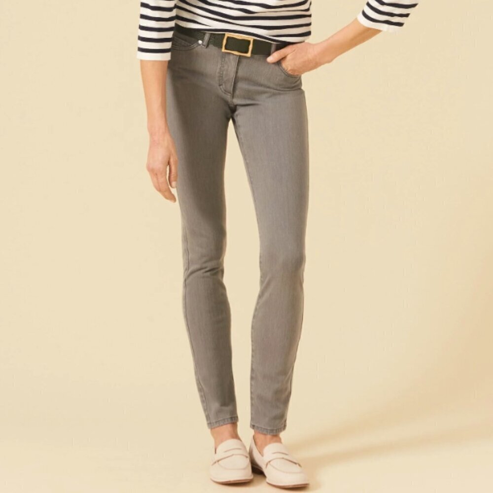 NWT J. McLaughlin Lexi Pant Gray Skinny Mid Rise Jeans